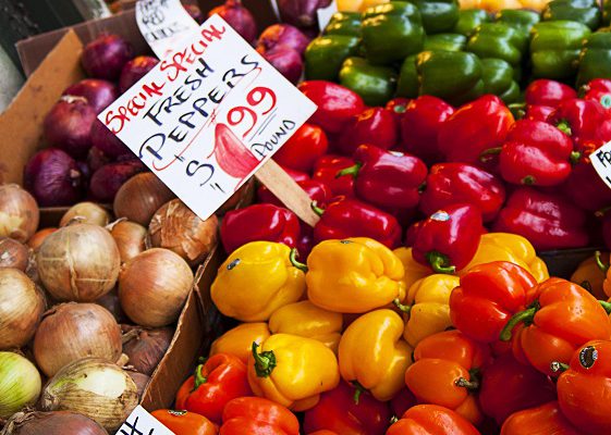 peppers-produce-on-sale