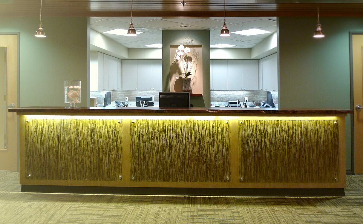 Beaverton TenderCare front desk and reception area